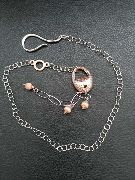 Уникално италианско сребърно колие