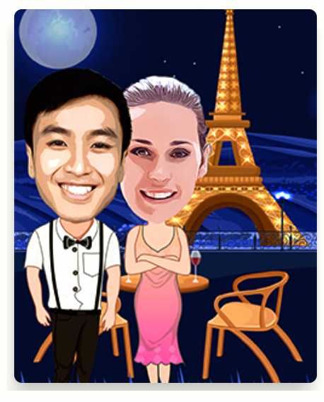 Дигитални карикатури за двойки