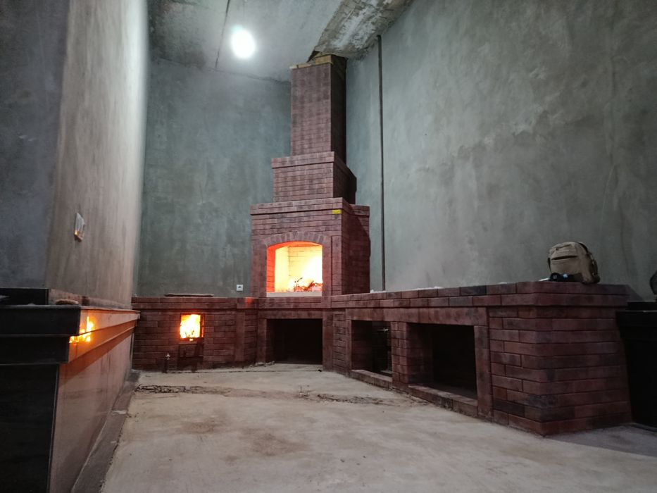 Летняя кухня, помпейский печ и печ отопительный