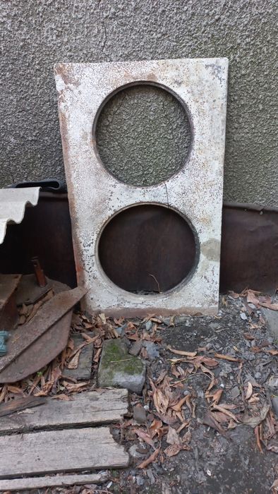 Плита для печи с кольцами