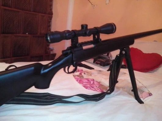 ARMA MODIFICATA! Sniper Airsoft Pusca VSR Cu Bile Arc Carabina+Luneta