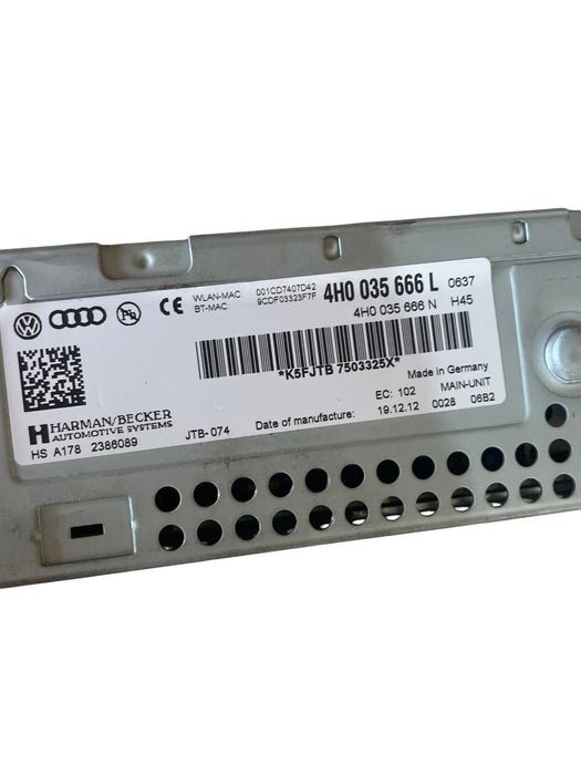 Unitate/Navigatie Mmi Audi A8 2009 - 2018 4H0035666L