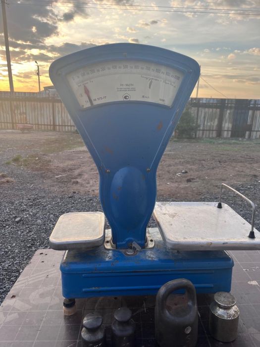 Весы СССР, есть гири