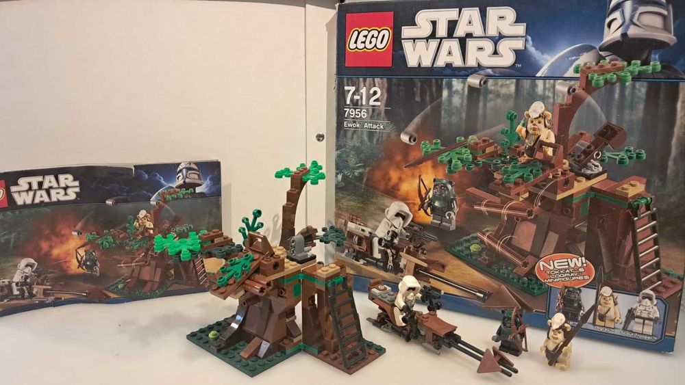 LEGO Star Wars 7956 Ewok Attack - 100% Complet (Cutie + Manual)