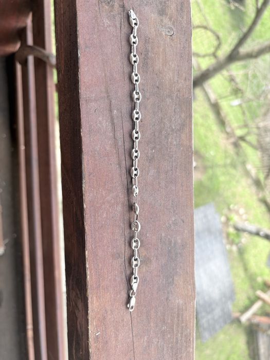Brățară argint 925 masivă, model deosebit Anchor / Gucci
