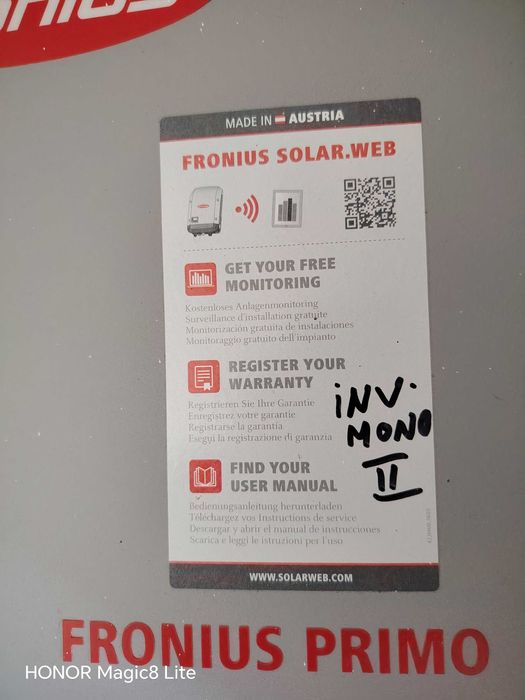 Vind 2 invertoare FRONYUS PRIMO