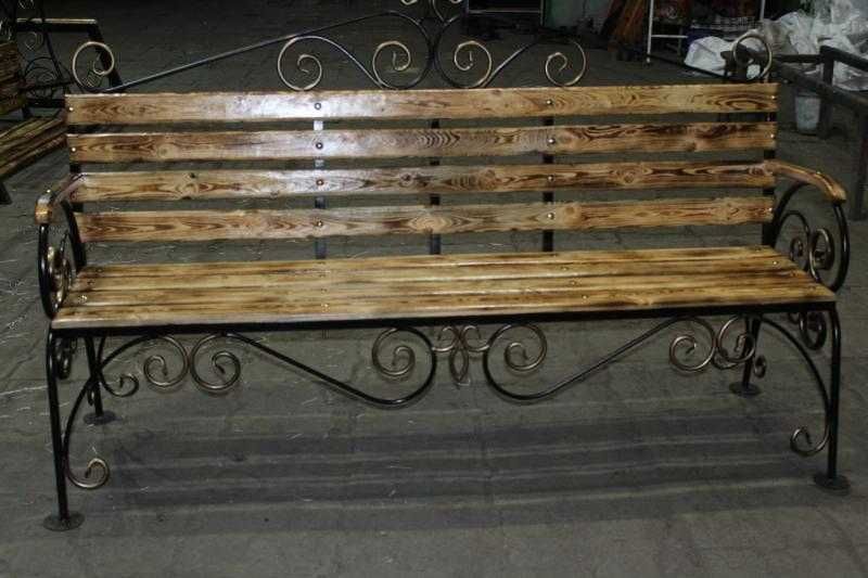 Уличные металлические лавки