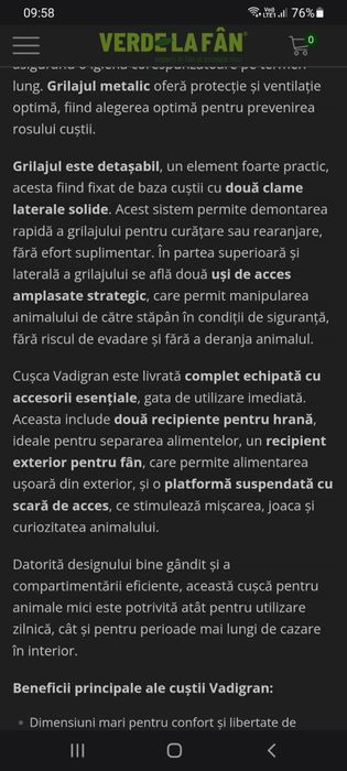 Cușcă pentru animale mici
