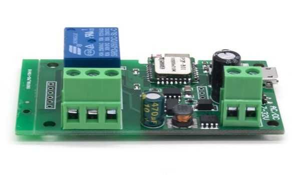 смарт Sonoff WiFi реле DC 0-32v 10А, AC 90-250v 10А за гаражни врати