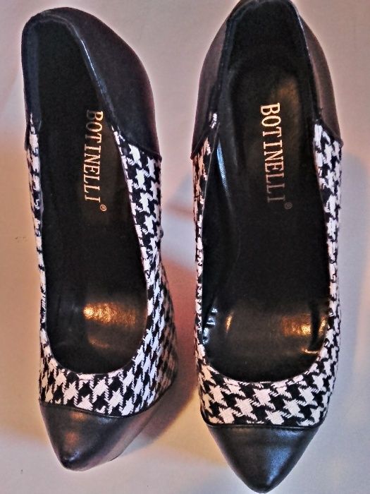 Pantofi dama Botinelli noi nr 36,toc inalt 17 cm