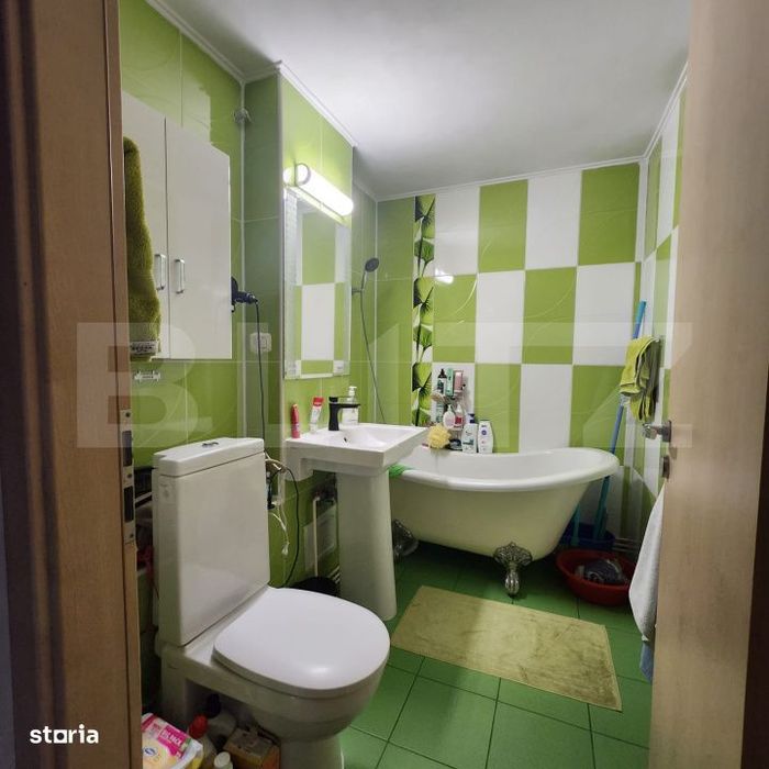 Apartament cu 2 camere, 53 mp, mobilat, costuri mici intretinere, zona