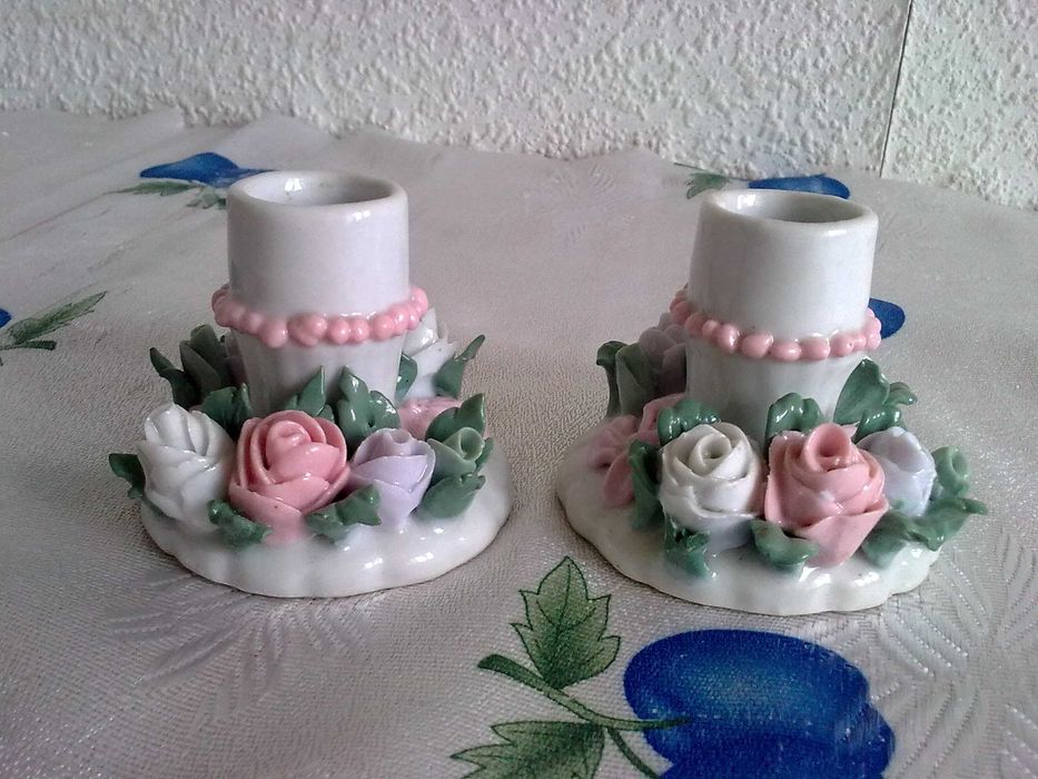 Порцелан , вази ,съдове декорация