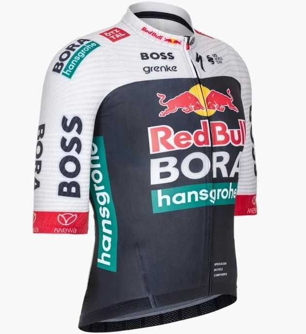 Echipament ciclism UAE Bianchi Bora Jumbo Visma set pantaloni tricou