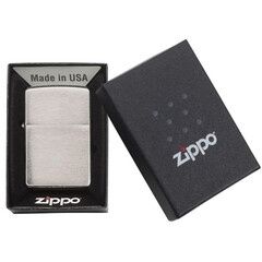 Запалка Zippo, Classic Brushed Chrome