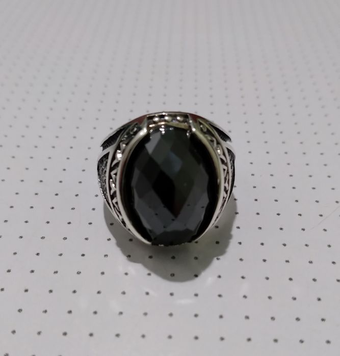 Кольцо мужское серебряное.Перстень.