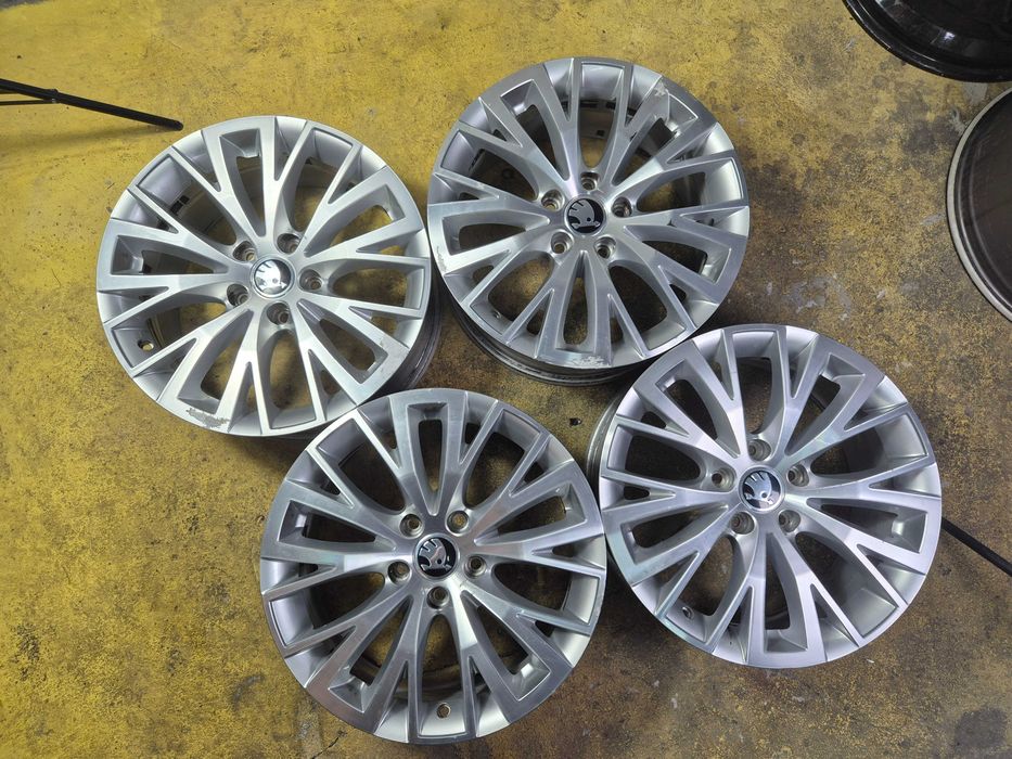 4 Jante Aliaj 5x112 17'' OEM Skoda Octavia Superb Karoq Kodiaq