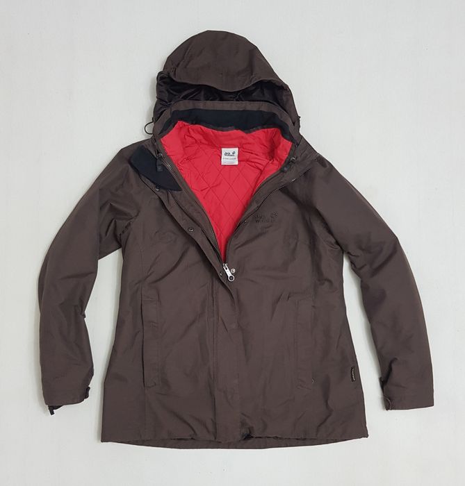 Geaca funcțională Jack Wolfskin 3 în 1 Texapore Microguard Nr XL lady