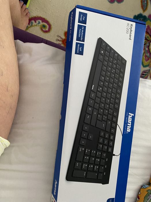 Tastatura neagra calculator