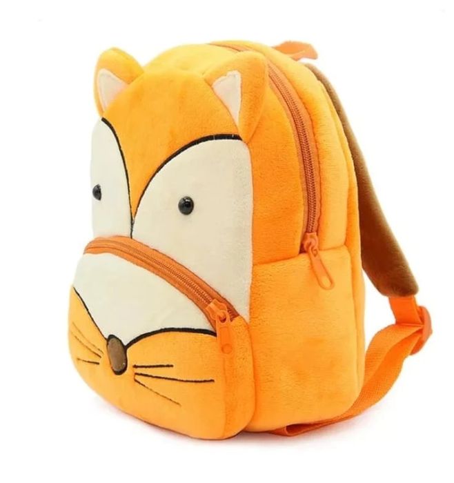 Ghiozdan Pufos cu vulpe pentru copii