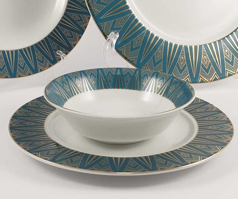 Луксозен сервиз за храна от 24 части