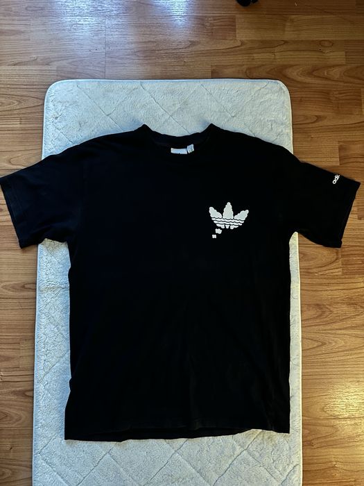 Tricou negru adidas