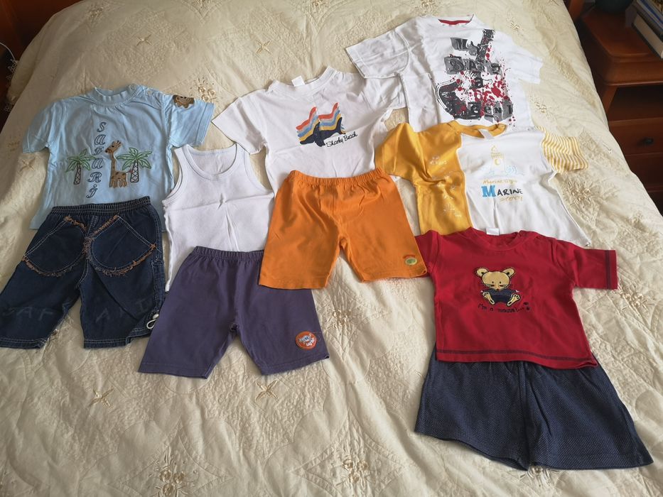Lot hăinuțe de vară pentru baieti, 86-92 cm