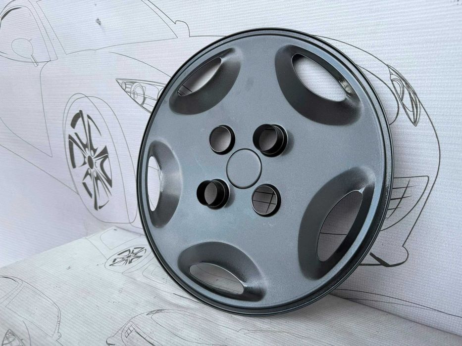 Capac Roată Metalic Argintiu Negru Peugeot 106 940615 1996 / [1996-2003] / (4B2)