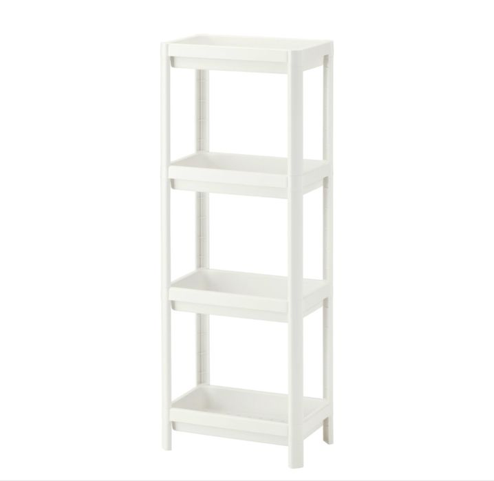 Etaja baie ikea alba, model Vesken