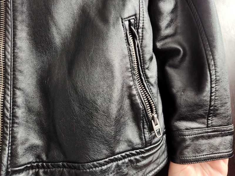 Geaca piele Zara, mărimea 128, 8 ani