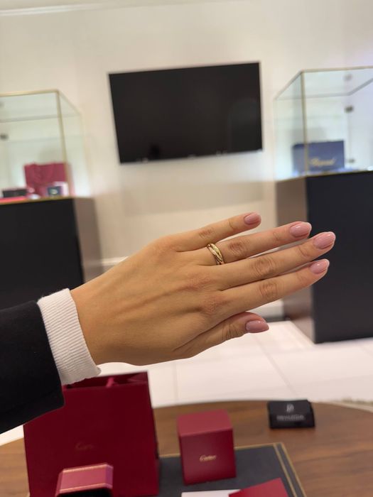 NEW кольцо trinity small model