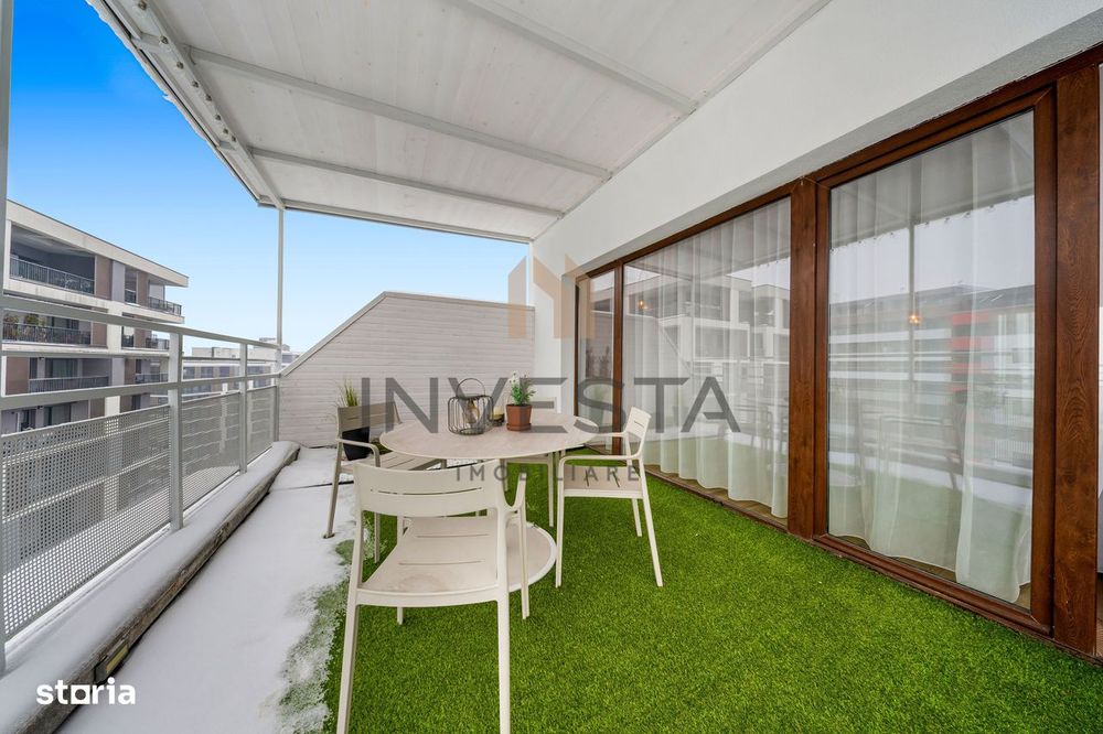 Penthouse de lux pe 2 nivele cu 4 terase in Buna Ziua!