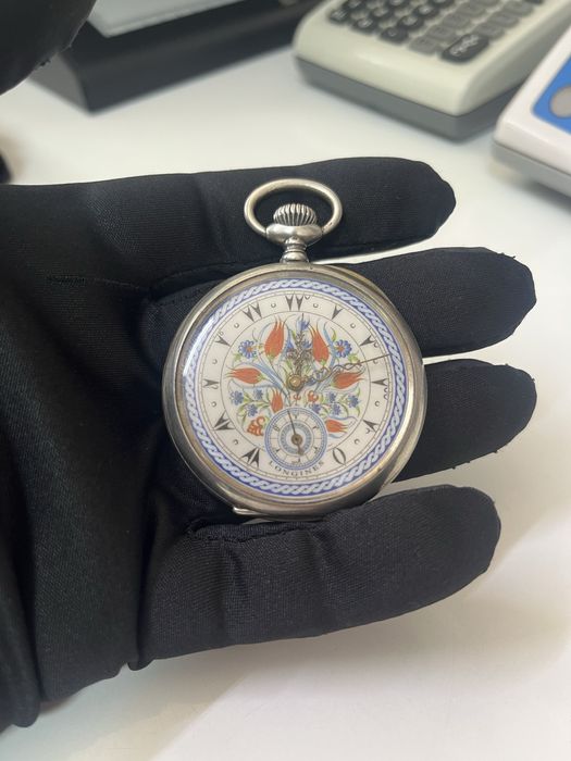 Джобен часовник Longines 1916-1917г. – сребро 0.800