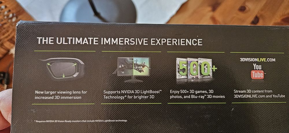 Ochelari 3D NVIDIA noi