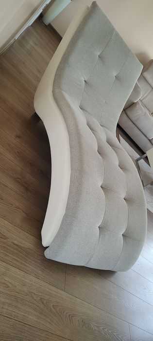 Лежанка, текстил, кожа