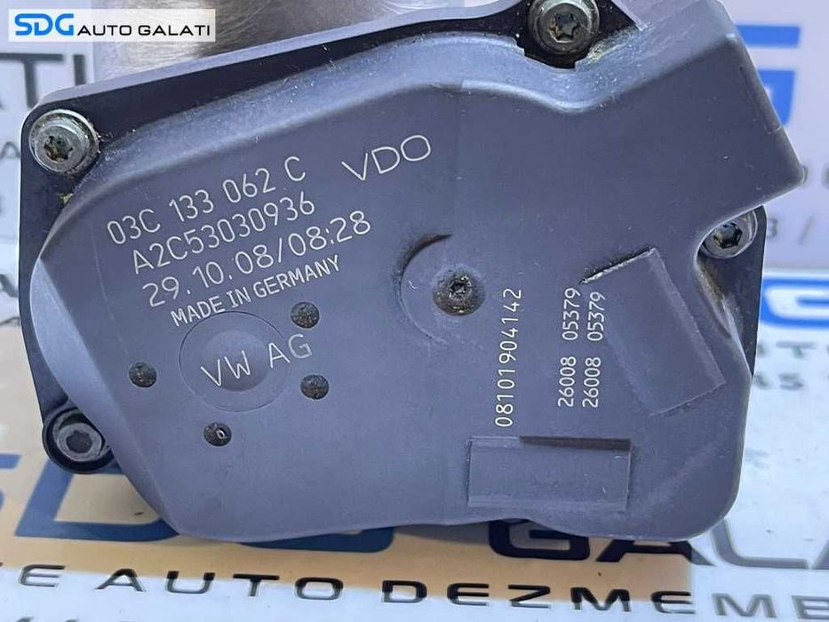 Clapeta Acceleratie VW Golf PLUS 1.4 TSI CAX CAXA 2004 - 2014 Cod 03C133062C A2C53030936 [D0567]