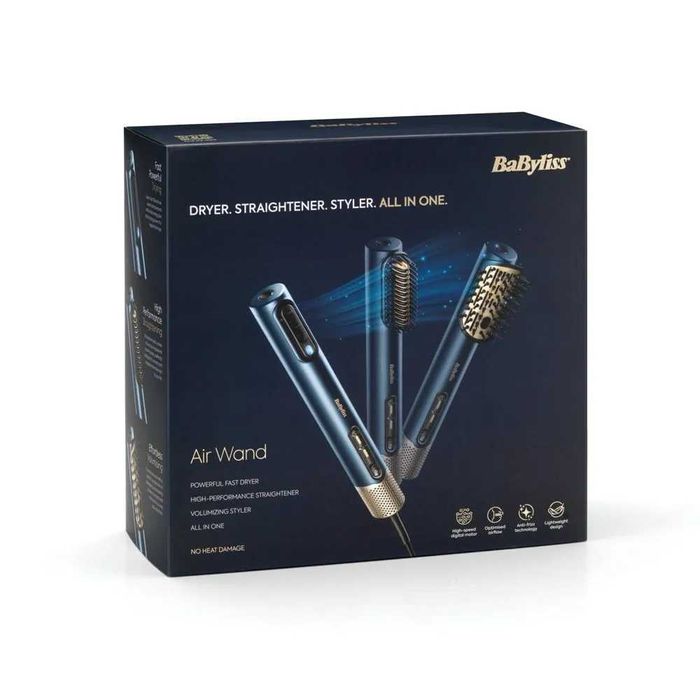 Фен выпрямитель и стайлер Babyliss Air Wand AS6550E, гарантия 1 год.