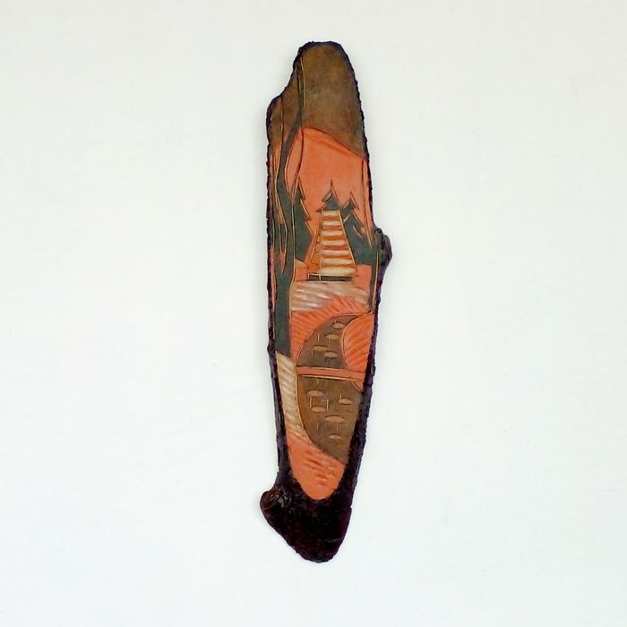 Стильное, деревянное, советское  панно!