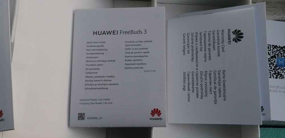 Безжични блутут сшушалки Huawei freebuds 3