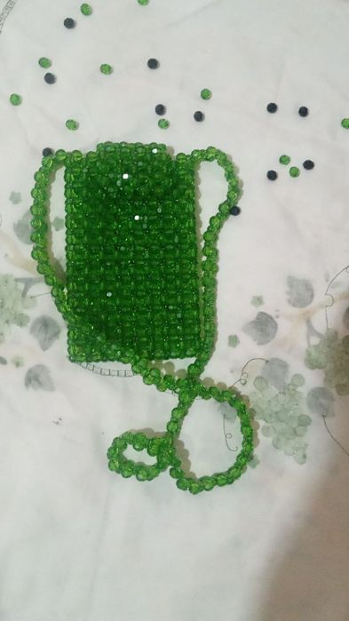 Mumchoqdan sumka. Сумка из бусин