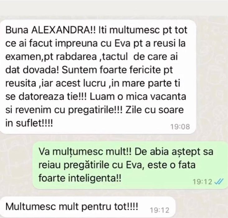 Meditatii/ Pregatire engleza- A1/A2/B1/B2/C1/C2