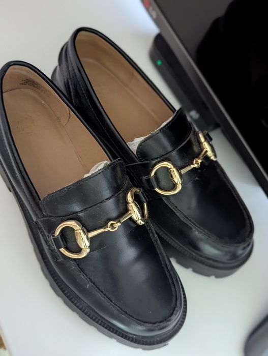 Кожени лоуфъри  h&m