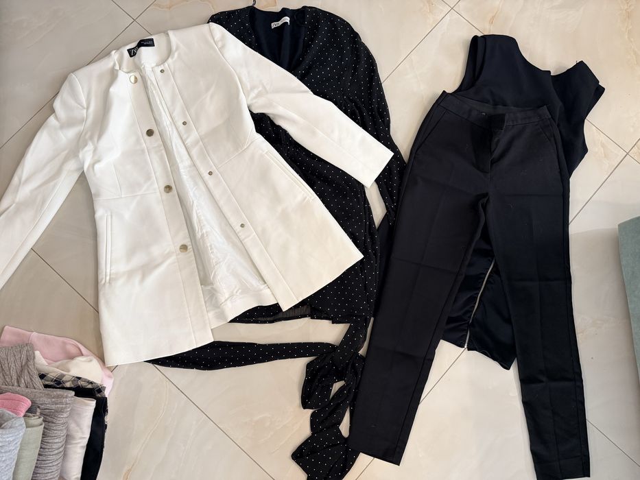 Zara  жилетка  , яке , сако  зара  , есен , кожено яке С размер