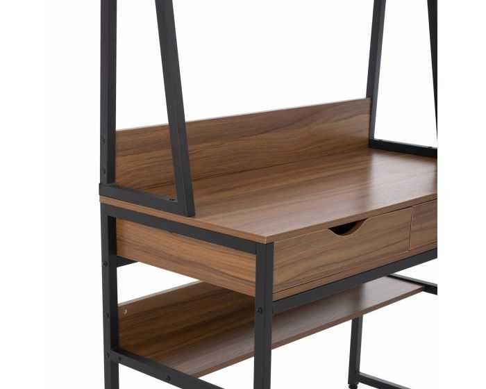 Бюро с библиотека и шкафове 100x48x139см - ΕΟ404 - Промоция !