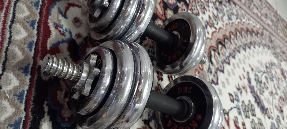 Gantel 6 kg 1 tasi yengi 100$