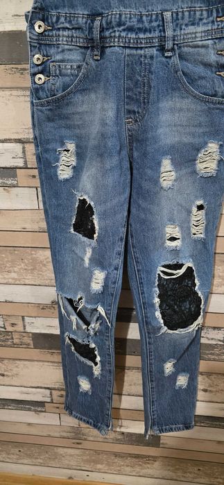 Дамски дънков гащеризон S-(x-562)