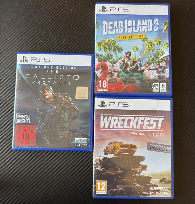 Callisto Protocol PS5  Dead Island 2 PULP Edition PS5 Wreckfest PS5
