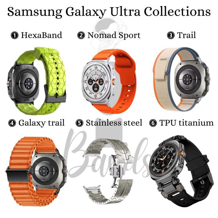Текстилни каишки Trail Loop за Samsung Galaxy Watch Ultra 47mm
