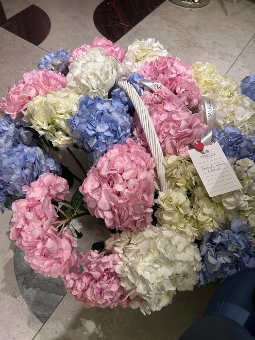 Букет цветов Гортензия