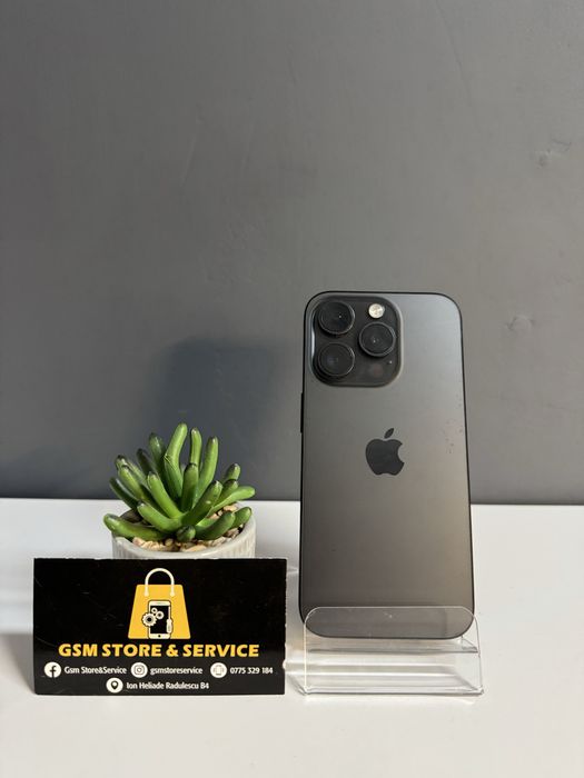 Iphone 15 Pro Black Titanium 256Gb Garantie Gsm Store&Service