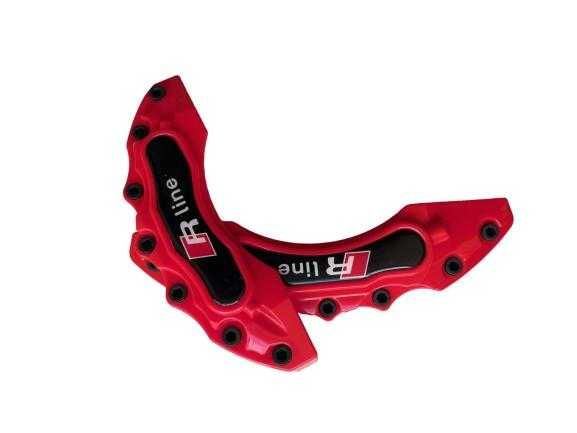 Капаци за спирачни апарати спирачки Червени,комплект R LINE АУДИ VW